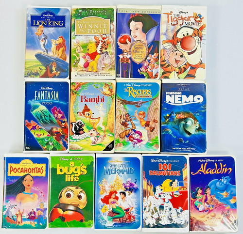 Disney vhs classics lot - disney,