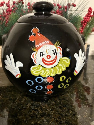 Ransburg round black clown - round,
