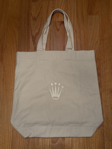 Rolex cotton canvas tote bag - cotton,