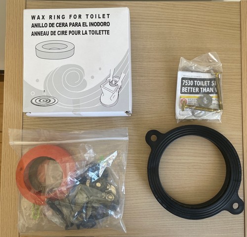 Toilet wax ring kit - toilet,