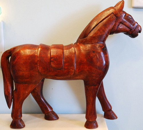 Vintage hand carved - carved, wood