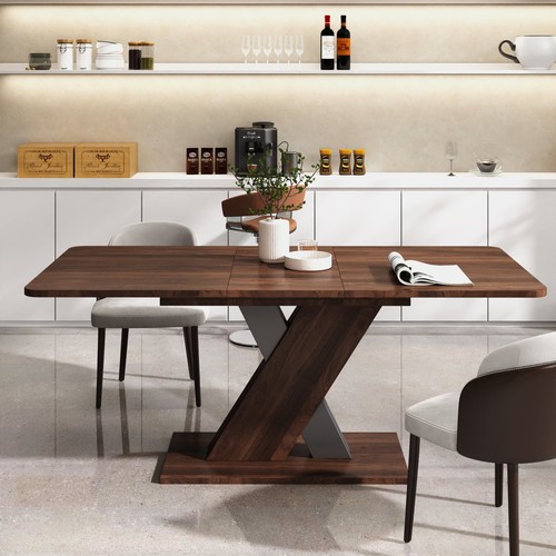 Contemporary extendable dining - extendable,
