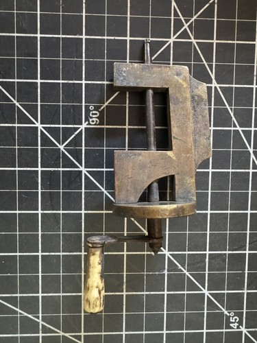 Antique brass hand operated - antique,
