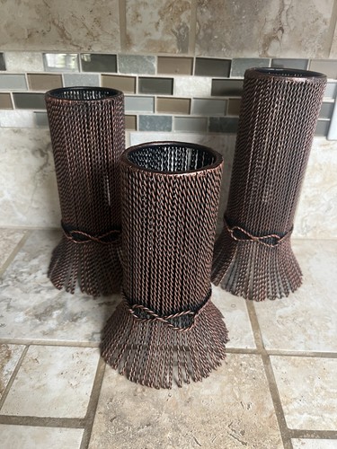 Wire designed candle - designed, holders
