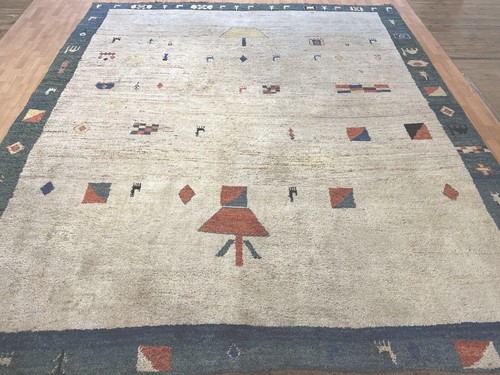 Vintage gabbeh hand knotted - vintage,