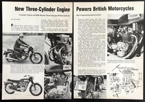 Triumph trident bsa - /, rocket
