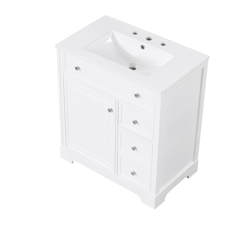 Bathroom vanity with sink - bathroom,
