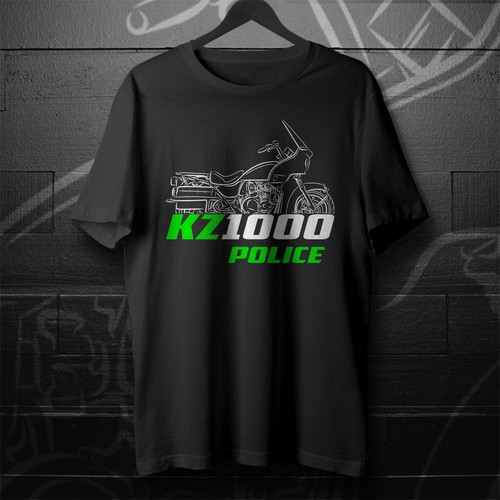 Kawasaki z1000 kz1000 police - kawasaki,