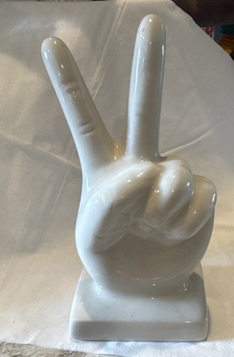 Vintage ceramic peace - vintage, sign