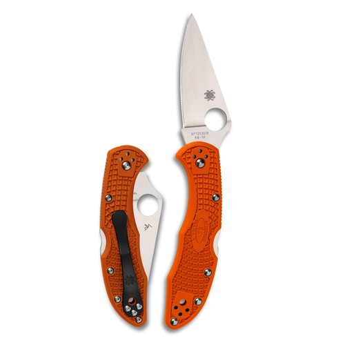 Spyderco delica plain edge - delica, 4