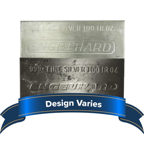 100 troy engelhard silver - troy, oz