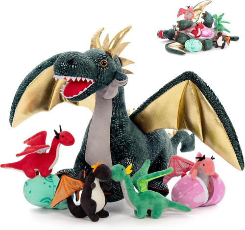 Dragon plush toy - plush, with