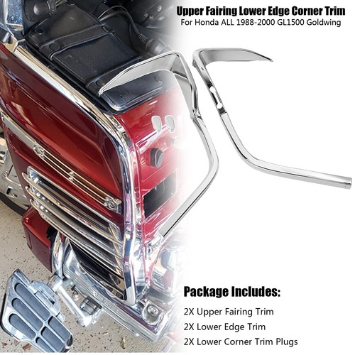 Chrome upper fairing lower - upper,