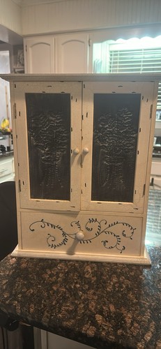 Vintage white cabinet with - white,