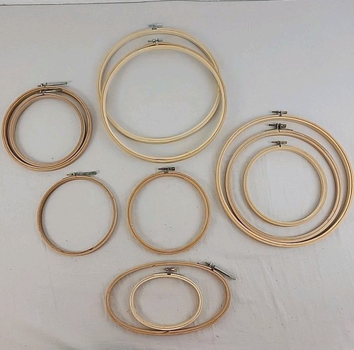 Embroidery hoop set wood - hoop,