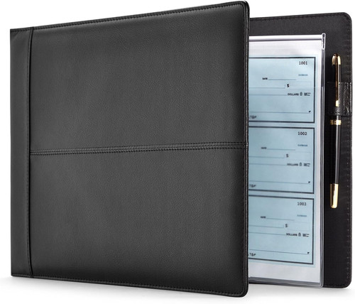 Ring business check binder - check,