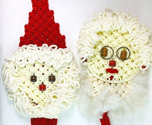 Handmade santa and mrs claus - handmade,