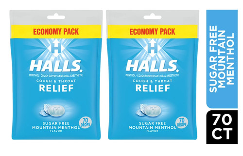 Halls relief mountain menthol - relief,