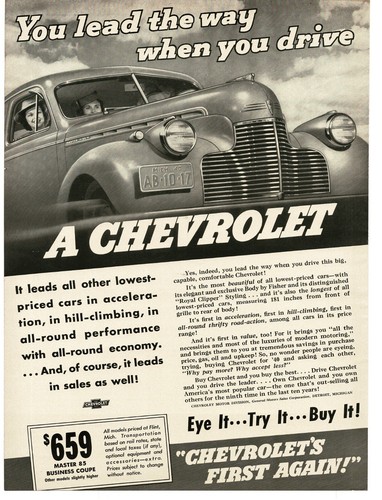 1940 chevrolet chevy - chevrolet,