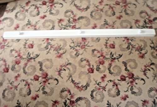 White wooden wall mount - 50",