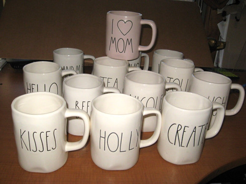 Rae dunn mugs magenta artisan - mugs,