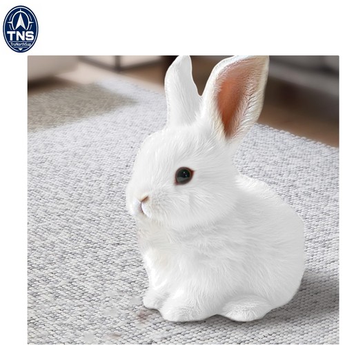Bunby realistic bunny toy - bunny, with