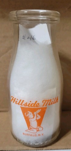 Half pint milk - half,