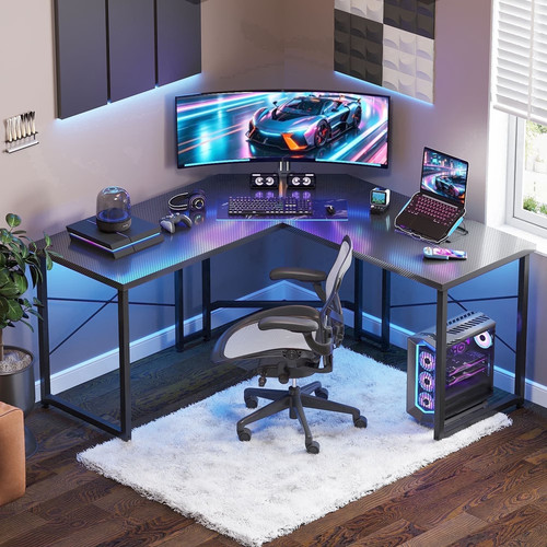 Computer desk shaped 51 - l,
