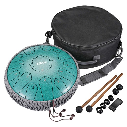 Lekato steel tongue drum - 13",