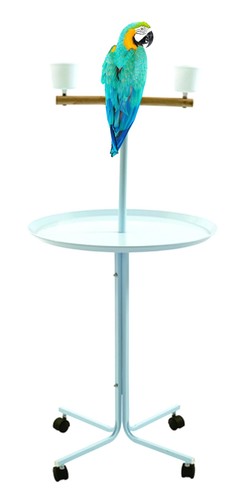 Large metal base parrot - 47",