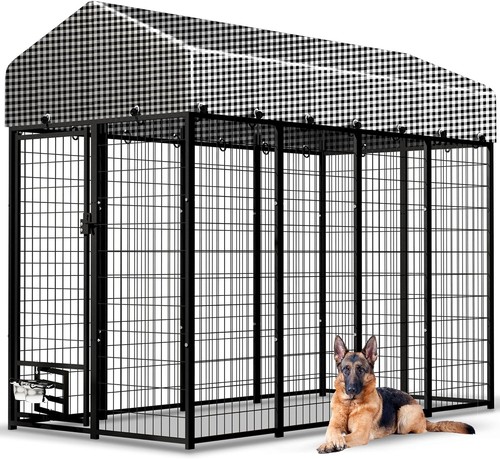 Large outside dog kennel - outside,