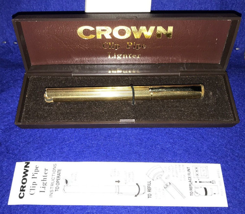 Vintage rare crown clip pipe - crown,