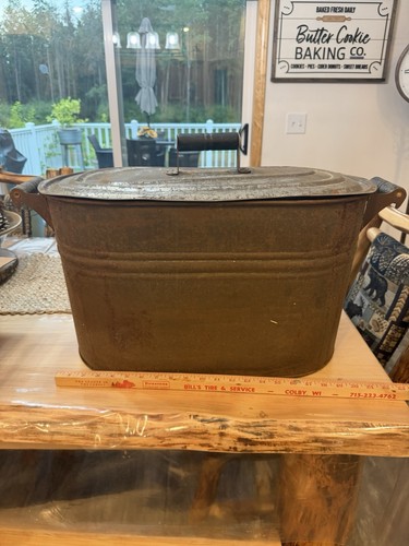 Antique copper boiler - antique,