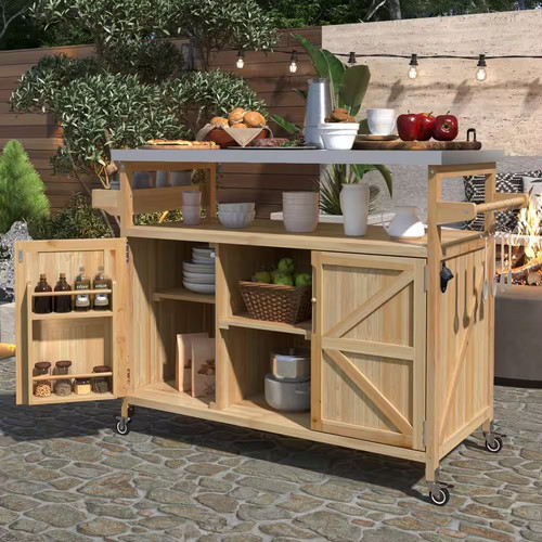 Natural stainless steel top - steel,