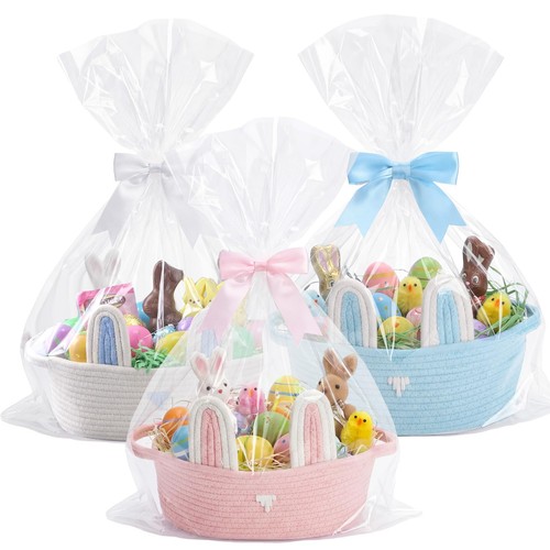 Pcs empty easter baskets - 3,