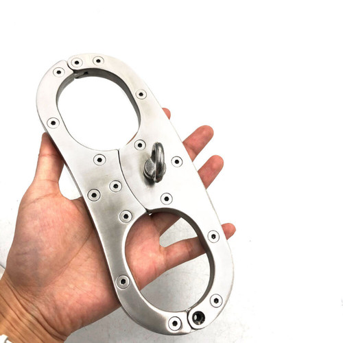 Stainless steel finger cuffs - stainless,