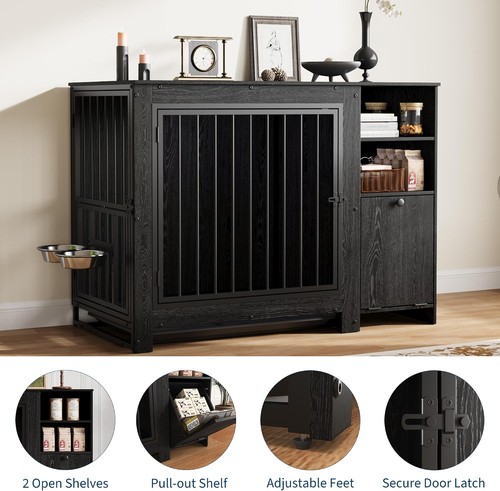 Dog crate furniture - crate, table