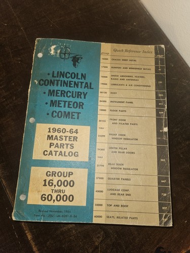 Vintage original 1960-64
