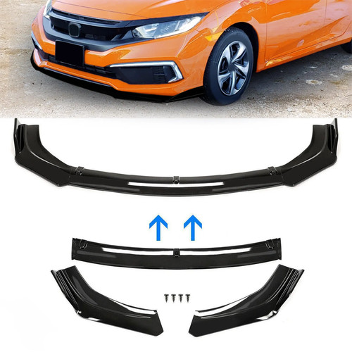 Front bumper lip splitter - front,