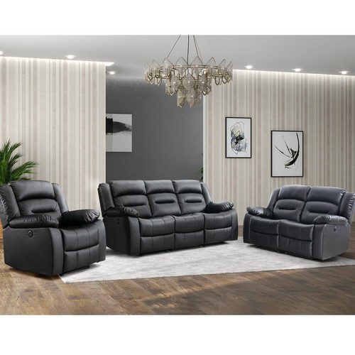 Faux leather power - leather, recliner