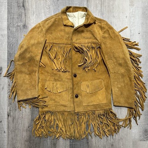Vtg western suede leather - vtg,