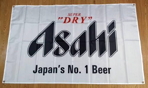 Beer asahi poster banner can - beer,