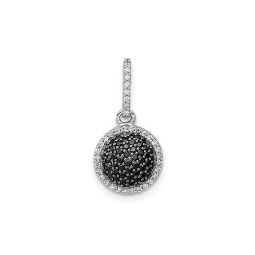 14k white gold black diamond - 14k,