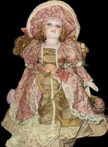 Heather porcelain doll - porcelain,