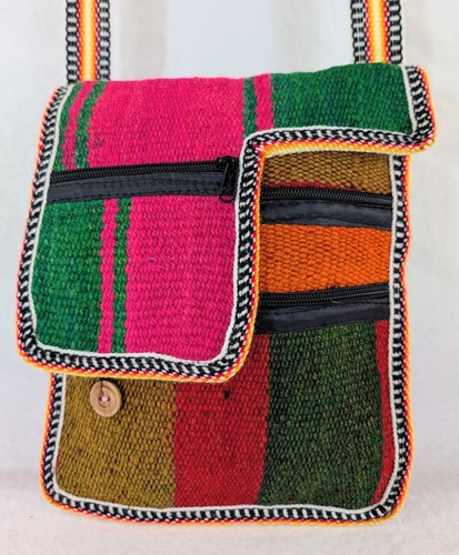 Peruvian alpaca wool crossbody - alpaca,