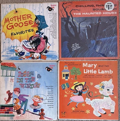 Children vinyl records - children’s,