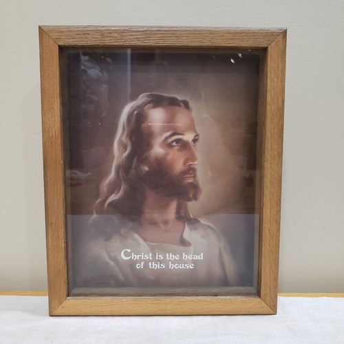 Head christ print shadow - of,