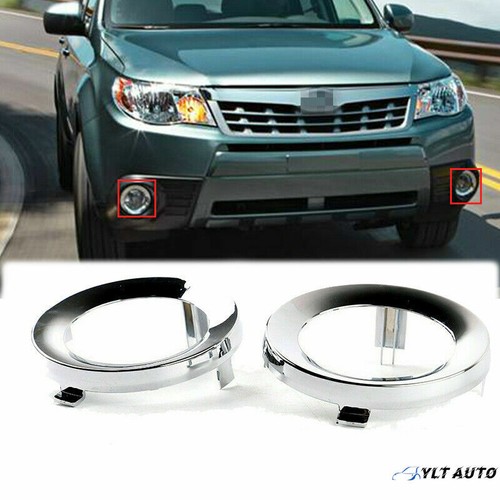 Pair front chrome fog - front,