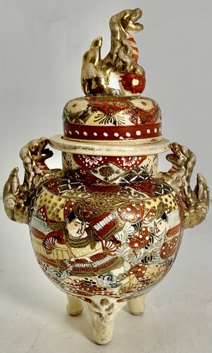 Antique japanese pottery vase - japanese,