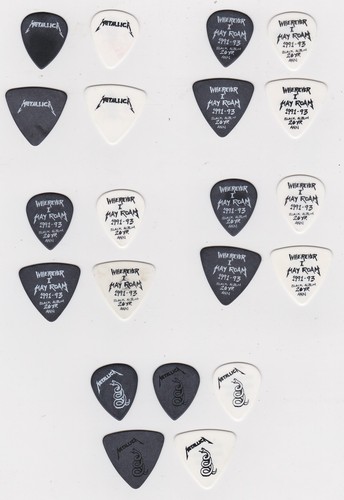 Metallica tour guitar - guitar, picks